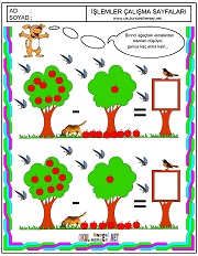 Ağaşlardaki elmaların toplamı kaç eder